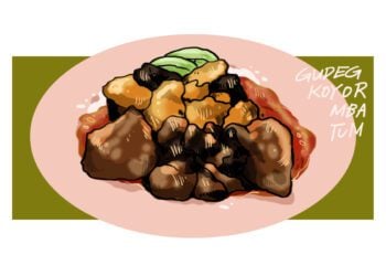 Gudeg Koyor Mbok Tum Membuktikan Kuliner Malam di Semarang dari bahan otot sapi Itu Enak MOJOK.CO
