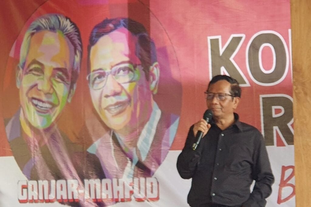 Mahfud MD Bertemu Relawan di Jogja, Umumkan Tagline Nama Kampanye MOJOK.CO