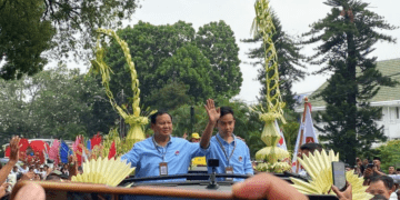 Rantis Maung, Spesifikasi Tunggangan Prabowo Gibran ke KPU (foto kompas.com:Nirmala Maulana A)