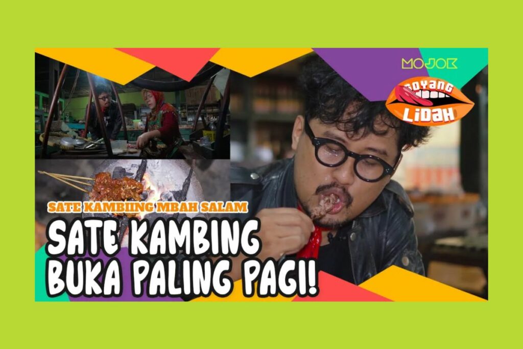 Mencicipi Sarapan Sate Kambing Mbah Salam, Kuliner Blusukan di Pasar Legi Kotagede