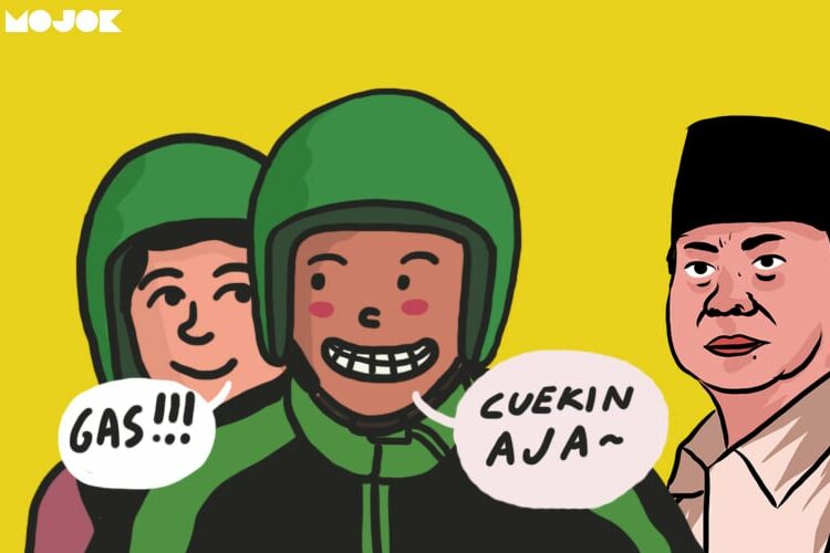 Kisah Lulusan Fisipol UGM yang Memilih Jadi Driver Ojek Online, Prabowo dan Sri Sultan Tak Cocok Jadi Penumpangnya.mojok.co