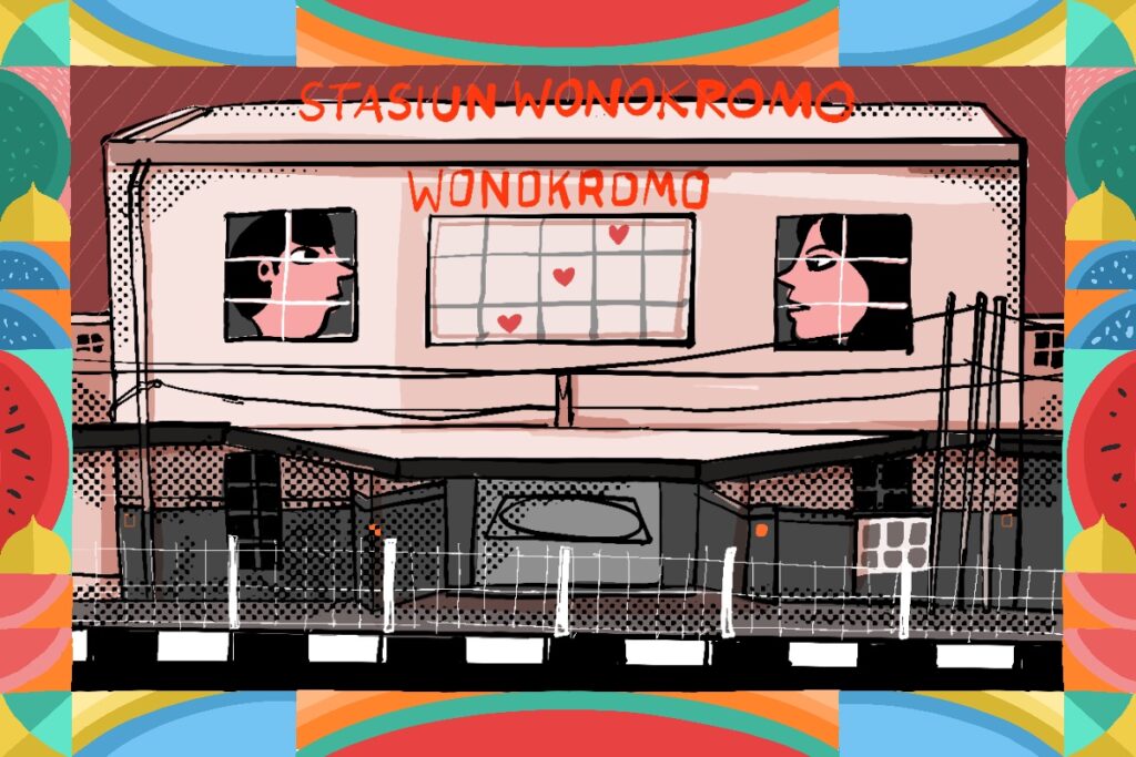 Stasiun Wonokromo Surabaya Jadi Tempat Pacaran MOJOK.CO
