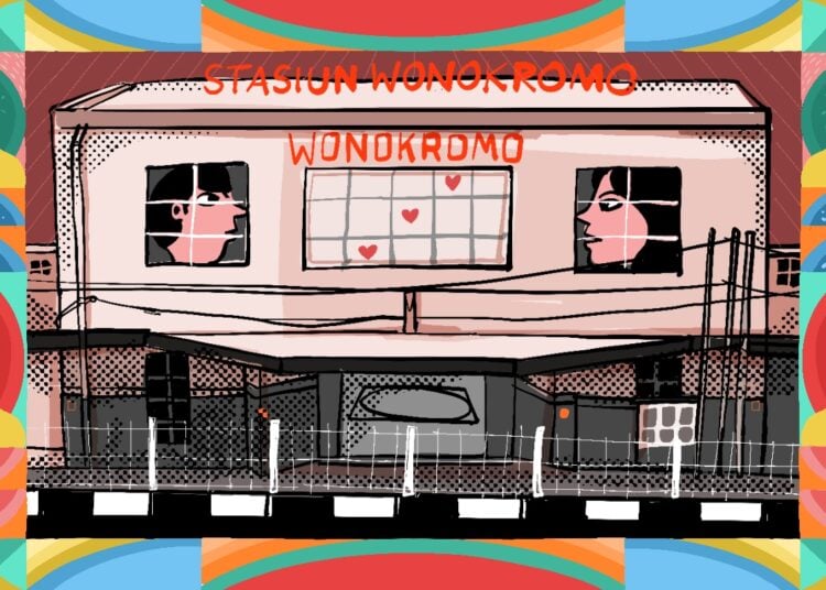 Stasiun Wonokromo Surabaya Jadi Tempat Pacaran MOJOK.CO