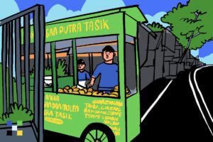 Jualan Gorengan Pakai Gerobak di Pinggir Jalan, Perantau Jawa Barat di Jogja Omzetnya Rp2 Juta Per Hari, Saat Ramadan Berlipat Ganda