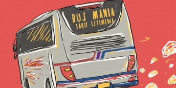 Bus Sinar Mandiri Surabaya Semarang kayak Rongsokan MOJOK.CO