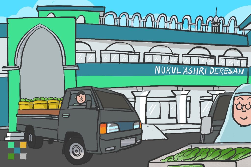 Masjid Nurul Ashri Deresan, Sleman, Jogja, Bantu Petani Sayur MOJOK.CO