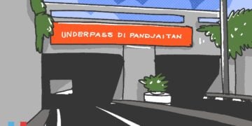 Underpass DI Panjaitan, Jalan Terburuk di Jakarta Timur yang Jadi Neraka Para Pengendara.MOJOK.CO