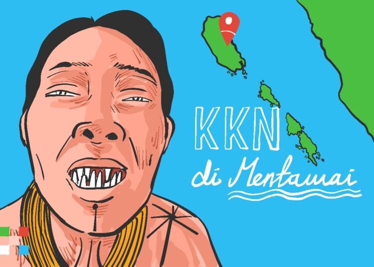 KKN UGM di Suku Mentawai.MOJOK.CO