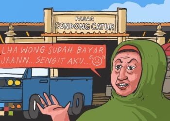 Retribusi sampah bikin kesal pedagang Pasar Condongcatur, Sleman MOJOK.CO