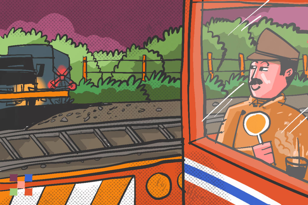 Sulitnya Menjadi Penjaga Jalan Lintasan Kereta Api, Harus Tahan dengan Kelakuan Pengendara Menerobos Palang. MOJOK.CO