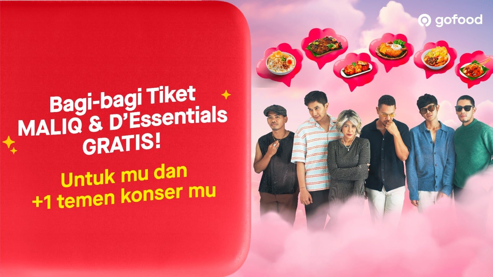 Cuma Pesan Makanan di GoFood Bisa Nonton Konser Maliq & D'Essentials Gratis, Ini Caranya.MOJOK.CO