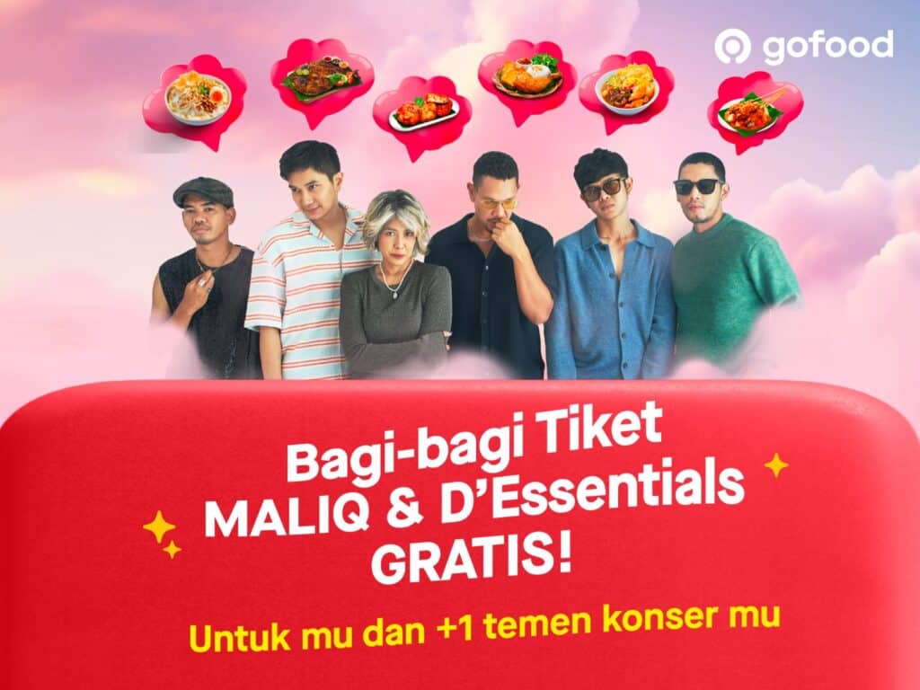 Cuma Pesan Makanan di GoFood Bisa Nonton Konser Maliq & D'Essentials Gratis, Ini Caranya.MOJOK.CO