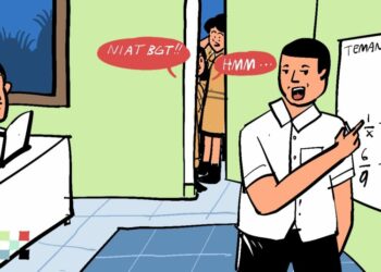 Ketulusan Guru Honorer yang Kuliah Sambil Mengajar Siswa Difabel di Surabaya. MOJOK.CO