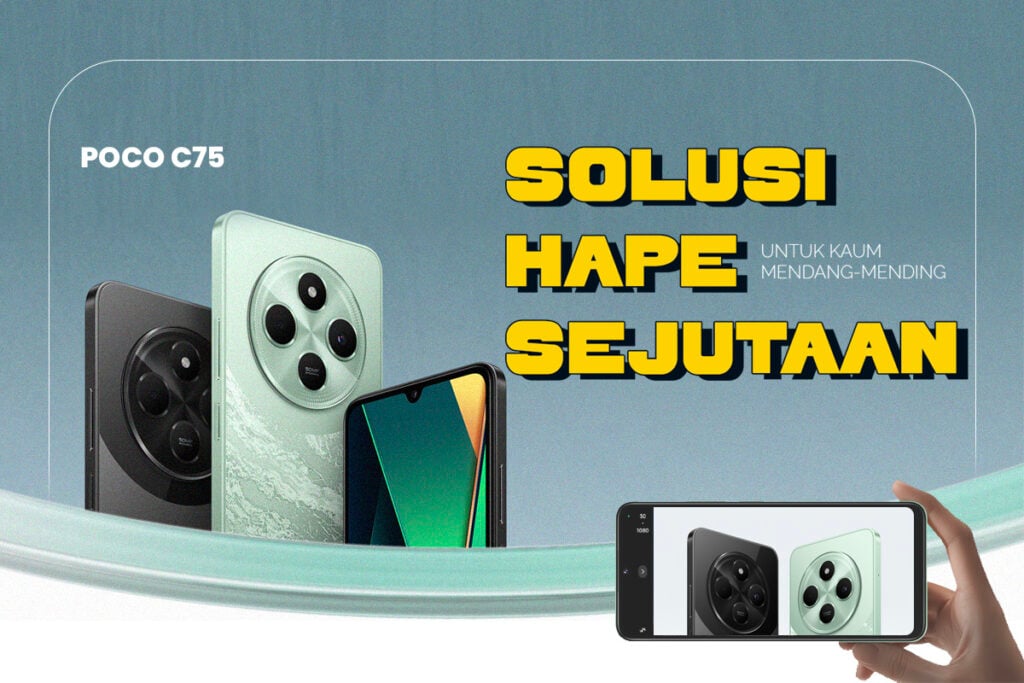 Poco C75: Hape Entry Level Terbaik, Harganya Sejutaan Saja MOJOK.CO