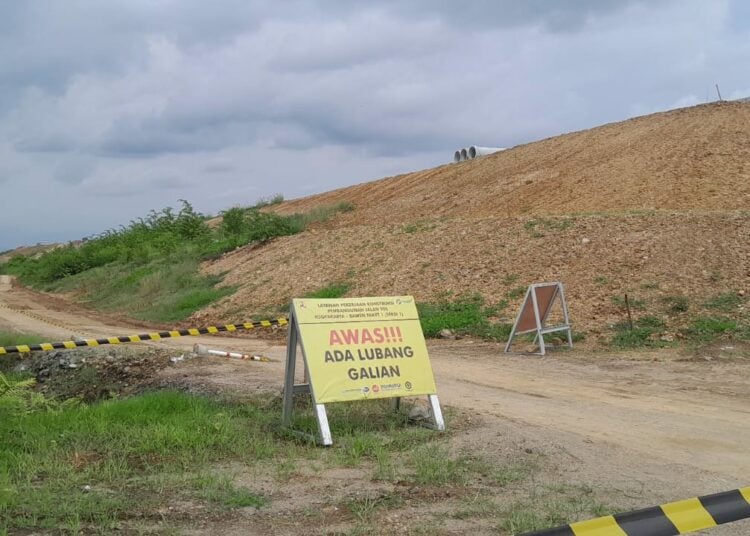 Jalan Pundong di dekat tol. MOJOK.CO