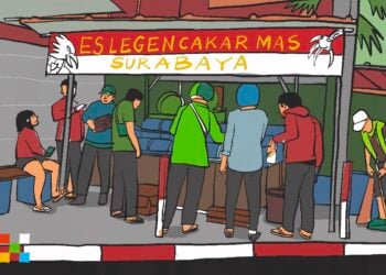 Warung es legen Cakar Mas di Gubeng, saksi betapa tergesa-gesanya hidup di Surabaya MOJOK.CO