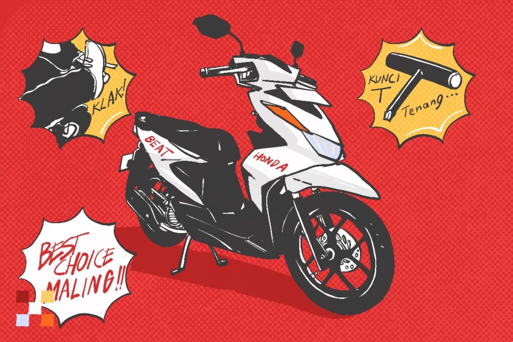 kelemahan honda beat, jupiter z.mojok.co