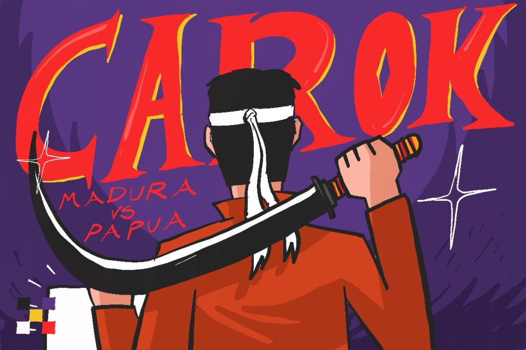 Orang Madura di Jogja tantang carok orang Papua yang berulah di warung Madura MOJOK.CO