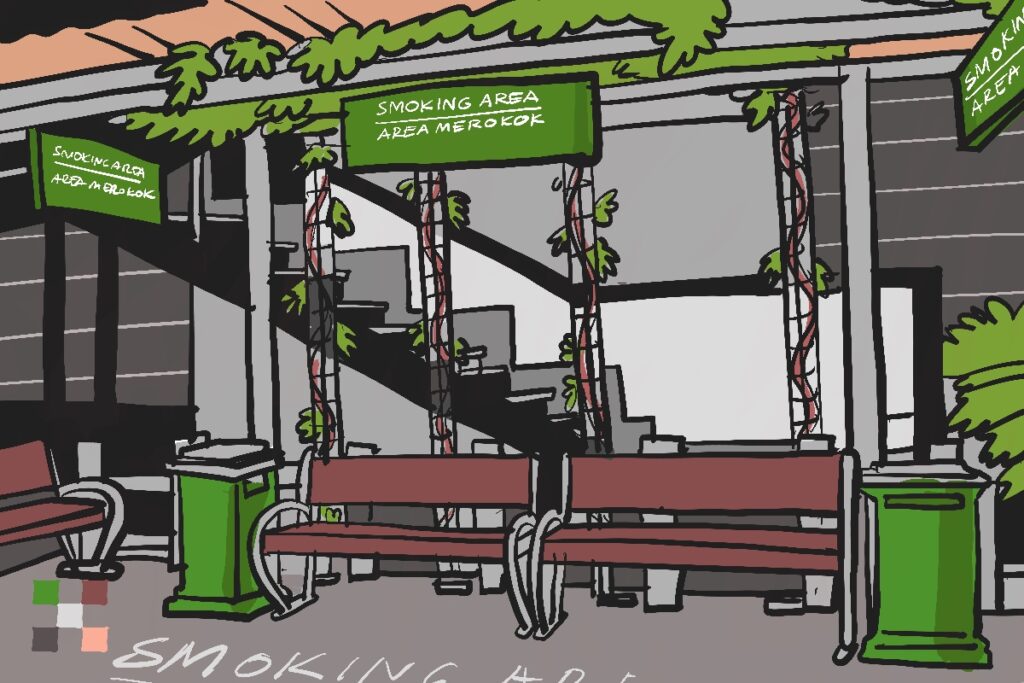 malioboro, smoking area.MOJOK.CO