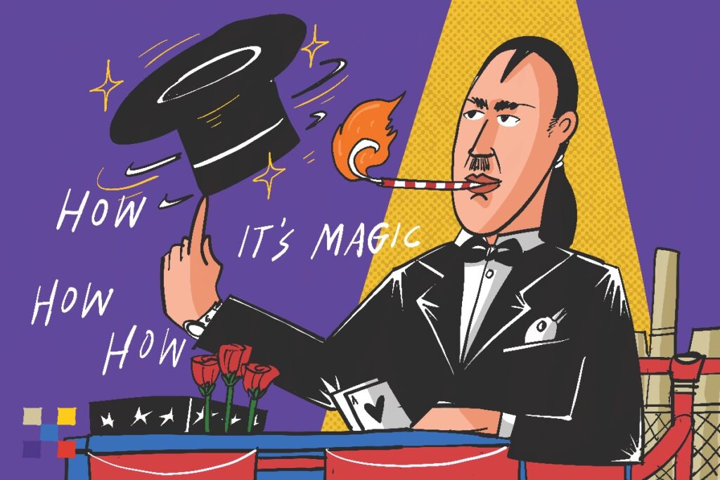 Mainan sulap di Pasar Ngarsopuro, Solo. MOJOK.CO