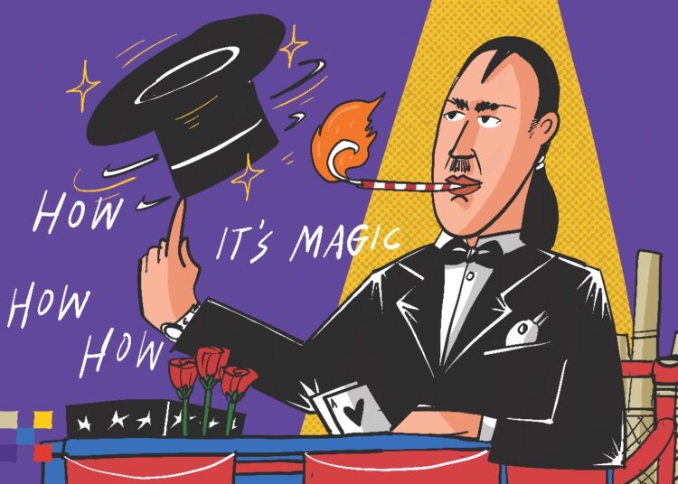 Mainan sulap di Pasar Ngarsopuro, Solo. MOJOK.CO