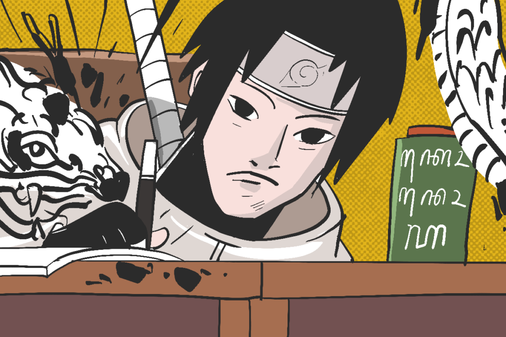 Mahasiswa UTY lestarikan aksara Jawa. MOJOK.CO