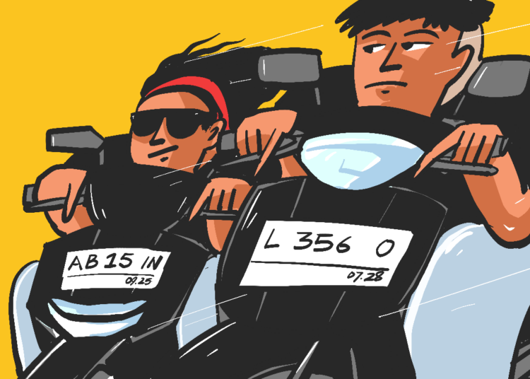 Cara berkendara orang Jogja (plat AB) bikin bingung dan kegat orang Surabaya (plat L) MOJOK.CO