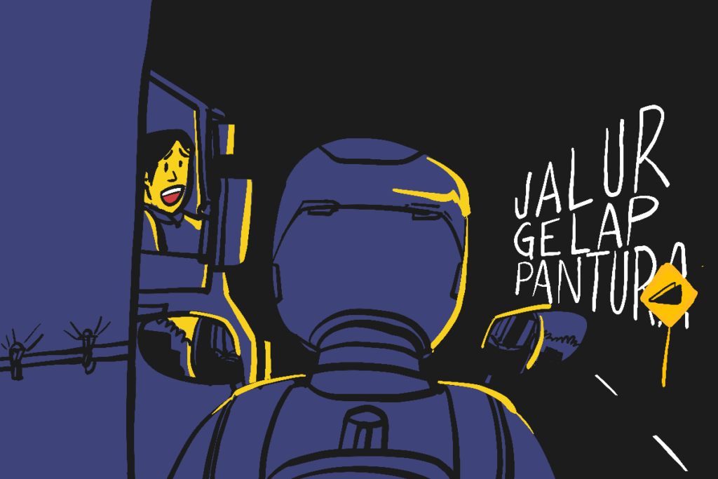 Berkendara motor malam hari di jalan pantura Surabaya-Semarang taruhannya nyawa MOJOK.CO