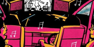 Ilustrasi naik bus, bus sumber alam.MOJOK.CO