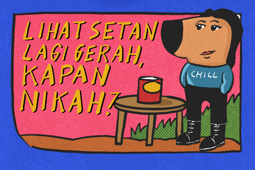 reuni keluarga ditanya kapan nikah saat libur lebaran. MOJOK.CO