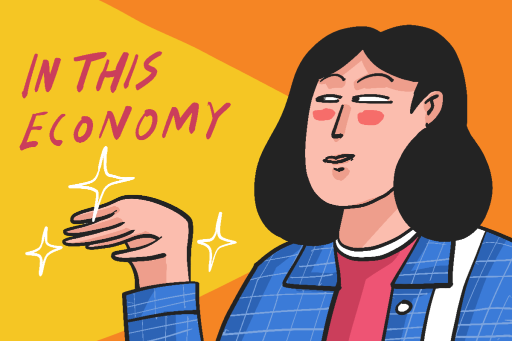 mahasiswa jurusan ilmu ekonomi.MOJOK.CO