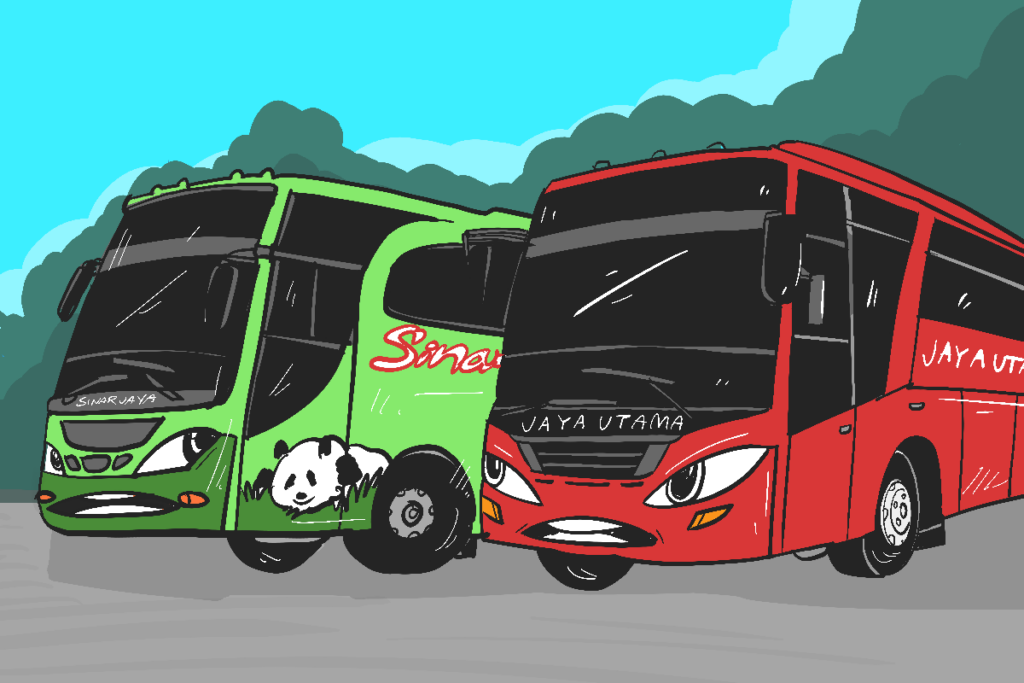 Jika bus Sinar Mandiri bertemu Jaya Utama, sopir akan lebih ngawur dari bus Sumber Selamat MOJOK.CO