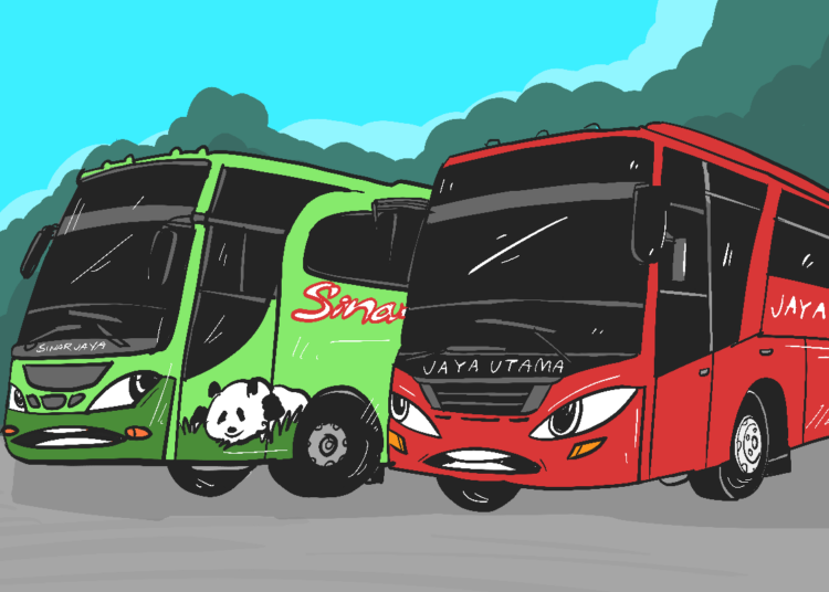Jika bus Sinar Mandiri bertemu Jaya Utama, sopir akan lebih ngawur dari bus Sumber Selamat MOJOK.CO