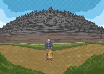 Jalan-jalan di Candi Borobudur, Magelang. MOJOK.CO