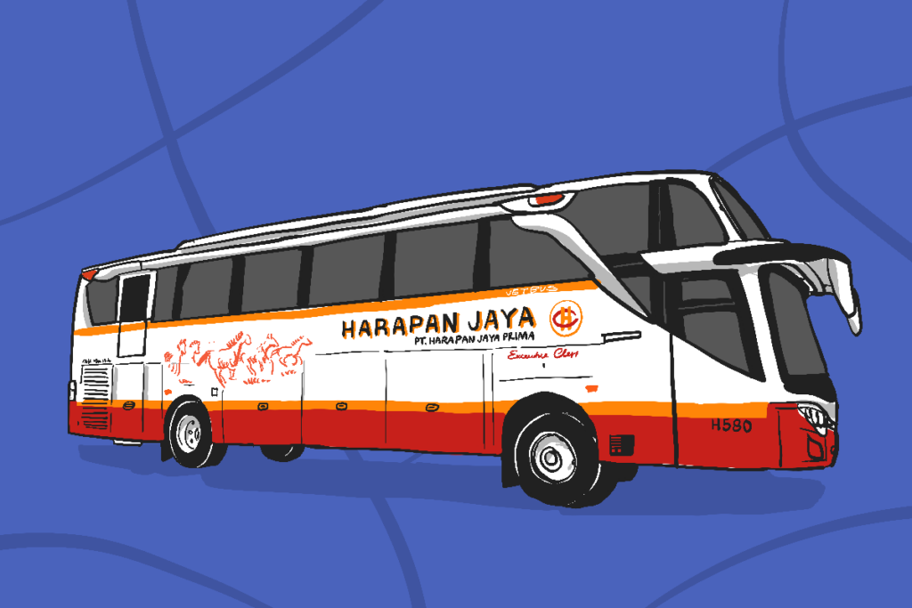 Bus Harapan Jaya Surabaya Jawa Timuran hanya untuk orang-orang tangguh MOJOK.CO