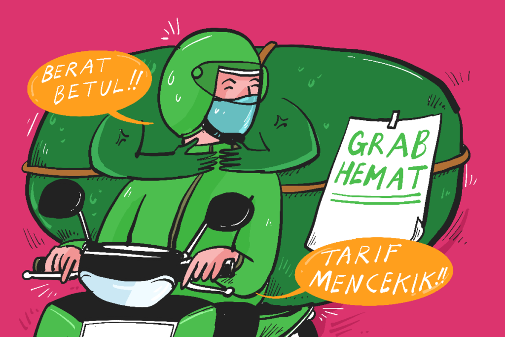 Akases Hemat biar dapat orderan Grab Hemat bikin driver makin tersiksa MOJOK.CO