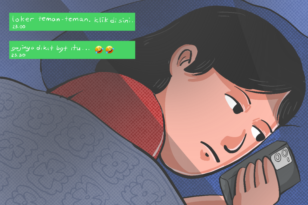 Grup WA jurusan kuliah jadi tempat pamer pencapaian MOJOK.CO