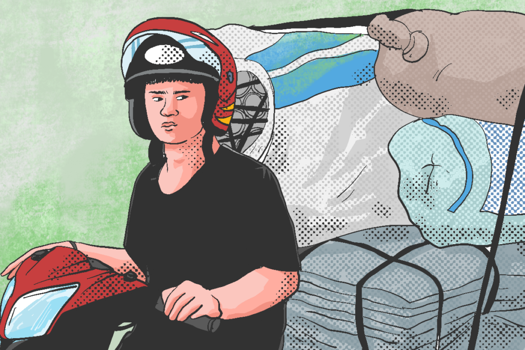 Hendisman dapat gelar sarjana Universitas Labuhanbatu. MOJOK.CO