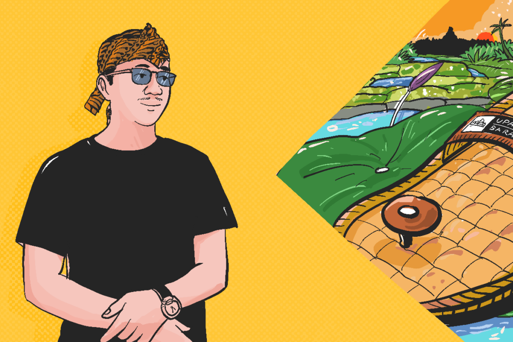 Sandal upanat produksi perajin Borobudur di Magelang. MOJOK.CO