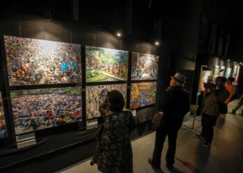 Pameran fotografi jurnalistik "Sing Penting Madhang" di GIK UGM MOJOK.CO