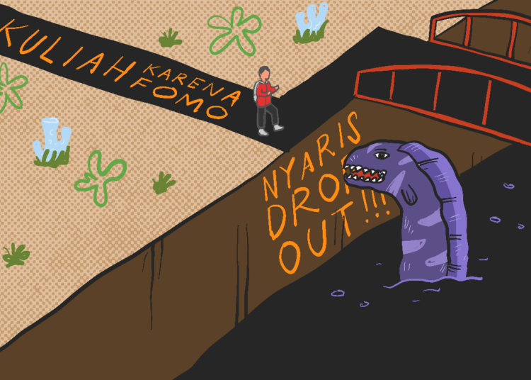 Lulus UTBK SNBT tapi malah salah jurusan karena FOMO hingga nyaris DO MOJOK.CO