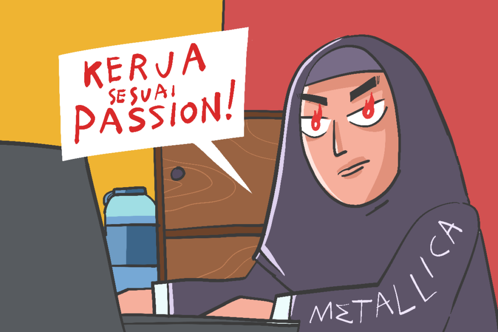 Mahasiswa gap year kuliah di Unila. MOJOK.CO