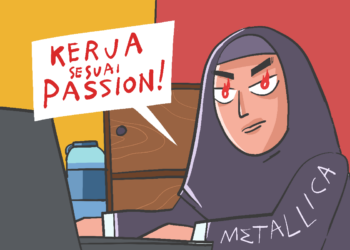 Mahasiswa gap year kuliah di Unila. MOJOK.CO