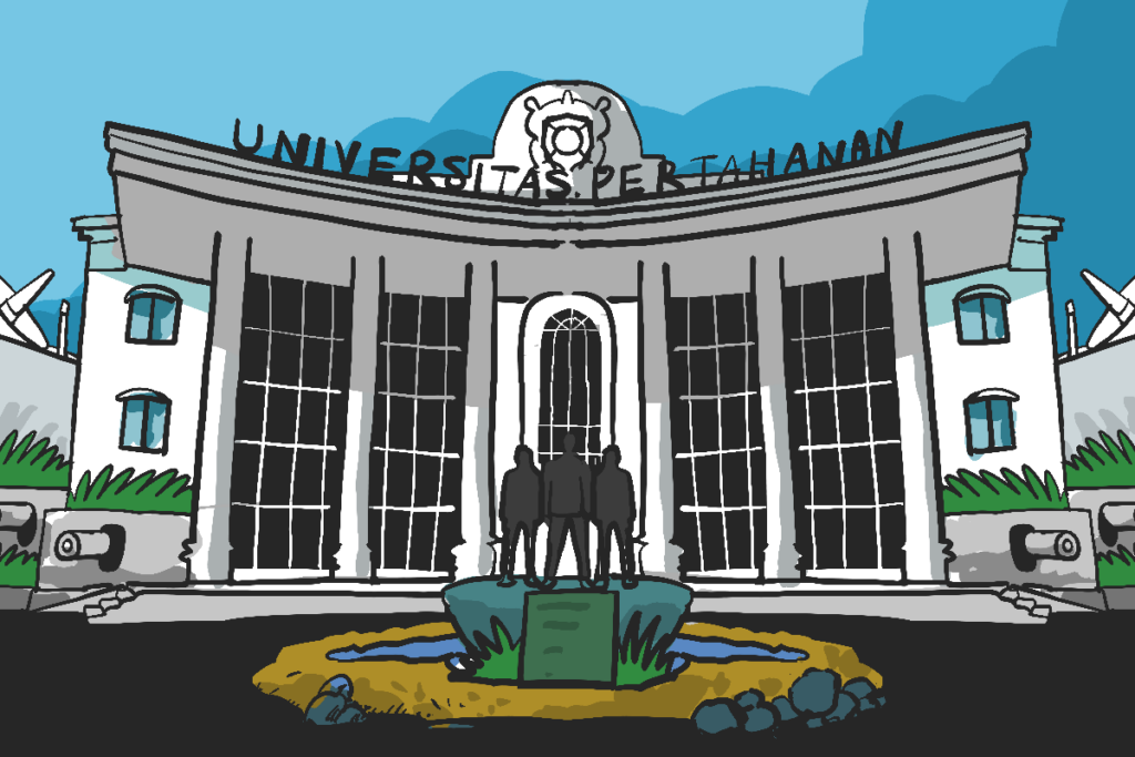 Alumni Unhan RI Jurusan Ekonomi Pertahanan. MOJOK.CO