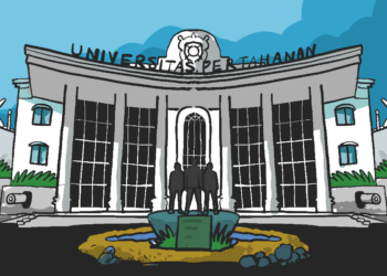 Alumni Unhan RI Jurusan Ekonomi Pertahanan. MOJOK.CO