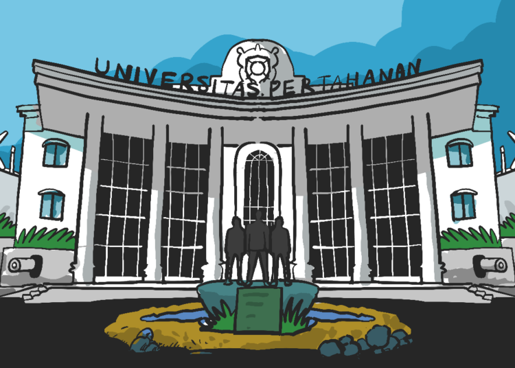 Alumni Unhan RI Jurusan Ekonomi Pertahanan. MOJOK.CO