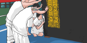 Sejumlah napi mengikuti manasik haji di Lapas Wirogunan. MOJOK.CO