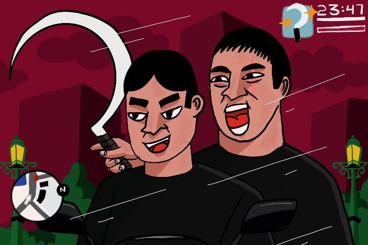 Coba-coba menjadi kuris senjata tajam untuk gangster Semarang (kreak), kapok diburu intel MOJOK.CO