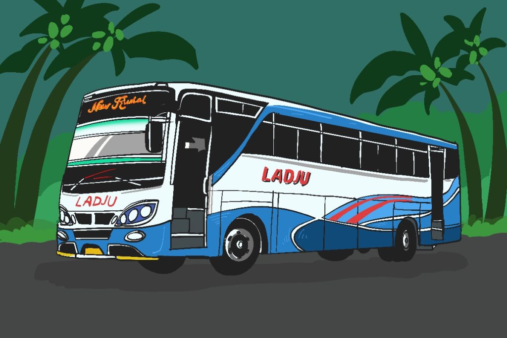 Naik Bus Ladju ekonomi Surabaya Jember: takjub dengan jenis penumpangnya, bersiap dengan banyak hal tak terduga MOJOK.CO