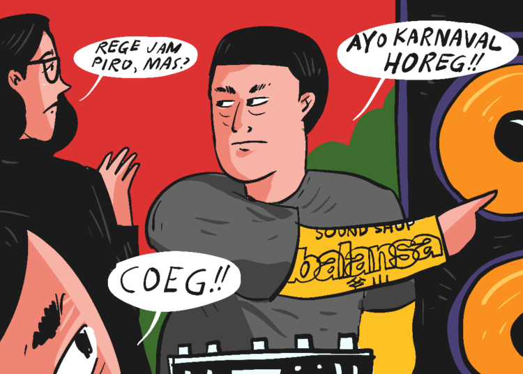 Derita Mahasiswa KKN ikut karnaval sound horeg. MOJOK.CO